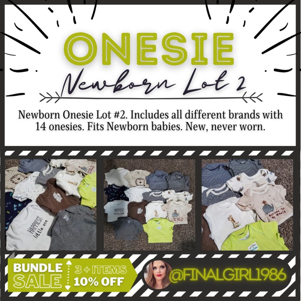 Newborn baby onesie Lot #2